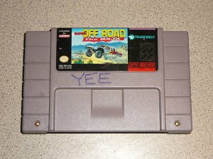 SUPER OFF ROAD THE BAJA SUPER NINTENDO SNES