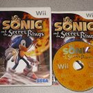 SONIC & THE SECRET RINGS NINTENDO WII 100% COMPLETE FUN