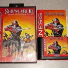 SHINOBI III 3 RETURN OF NINJA MASTER SEGA GENESIS 100%