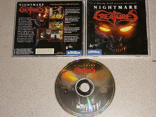 NIGHTMARE CREATURES ACTIVISION WIN 95 PC CD ROM