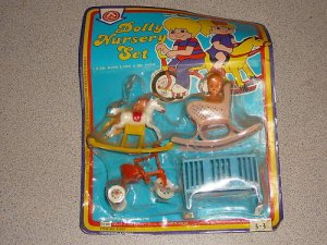 DOLLY NURSERY SET BRAND NEW SEALED VHTF VINTAGE 1982