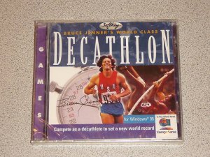 BRUCE JENNER'S WORLD CLASS DECATHLON PC CD ROM GAME NEW