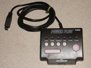 TYCO POWER PLUG RAPID SLOW TURBO SEGA GENESIS PROGRAM