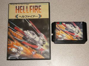 HELL FIRE HELLFIRE SHOOTER SEGA MEGA DRIVE IMPORT