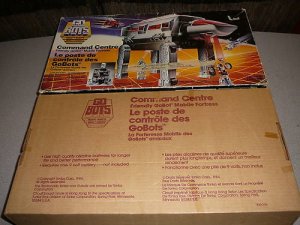 GO BOTS GOBOTS COMMAND CENTER OUTER BOX CANADIAN RARE
