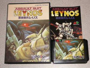ASSAULT SUIT LEYNOS SEGA MEGA DRIVE COMPLETE IMPORT
