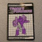 TRIGGERHAPPY INSTRUCTION BOOKLET MANUAL G1 TRANSFORMERS