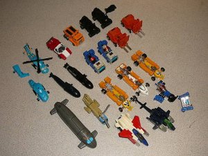 GOBOTS COLLECTION KO RARE METAL TRANSFORMERS 22 VINTAGE
