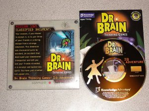 DR BRAIN THINKING GAMES I.Q. ADV PC CD ROM COMPLETE