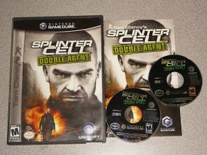 SPLINTER CELL DOUBLE AGENT GAMECUBE 100% PLAYS WII