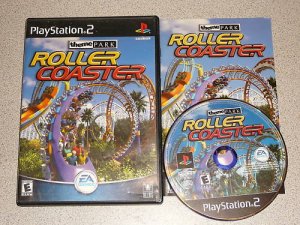 THEME PARK ROLLER COASTER PS2 100% PLAYSTATION 2