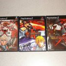 GUILTY GEAR X X2 XX ACCENT CORE PS2 100% SET 3 GAMES