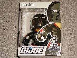 GI JOE DESTRO MIGHTY MUGGS FIGURE VINYL NEW BOXED