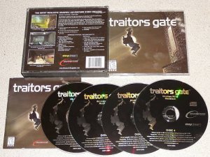 TRAITORS GATE PC MAC CD ROM 4 DISC SET COMPLETE