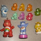CARE BEARS VINTAGE 80s LOT PVC MINIS STAMPER LOT OF 11