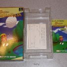 SUPER BIRDIE RUSH GOLF BOX MANUAL SUPER FAMICOM SNES