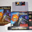 WING COMMANDER SECRET MISSION BOXED SUPER NINTENDO SNES