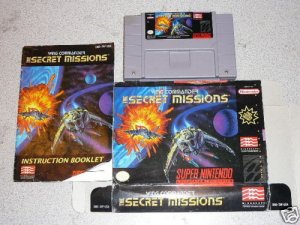 WING COMMANDER SECRET MISSION BOXED SUPER NINTENDO SNES
