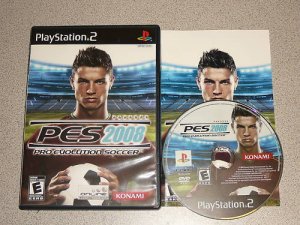 PRO EVOLUTION SOCCER 2008 PS2 PLAYSTATION 2 COMPLETE