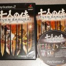 SEVEN SAMURAI 20XX PS2 100% COMPLETE PLAYSTATION 2