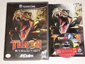TUROK EVOLUTION MATURE GAMECUBE PLAYS WII 100% COMPLETE