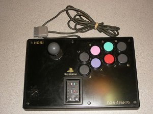 PLAYSTATION HORI FIGHTING STICK CONTROLLER PS1 METAL