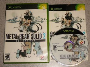METAL GEAR SOLID 2 SUBSTANCE MATURE XBOX 100% COMPLETE