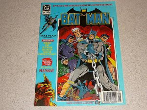 BATMAN MAN BAT COMIC 80s ENGLISH EUROPEAN AUG 1989