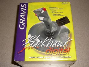 GRAVIS BLACK HAWK DIGITAL CONTROLLER PC NEW BLACKHAWK