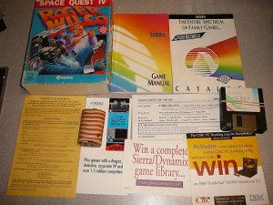 SPACE QUEST IV ROGER WILCO & TIME RIPPERS BIG BOX PC
