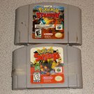 POKEMON SNAP & STADIUM N64 NINTENDO 64 FUN 2 GAMES