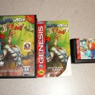 EARTHWORM JIM SEGA GENESIS 100% COMPLETE