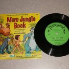MORE JUNGLE BOOK DISNEY VERY NICE 1/3 RPM RECORD BOOK