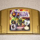 THE LEGEND OF ZELDA MAJORA'S MASK GOLD N64 NINTENDO 64