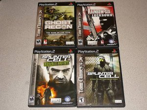 SPLINTER CELL GHOST SIX PS2 4 GAMES COLLECTION MATURE