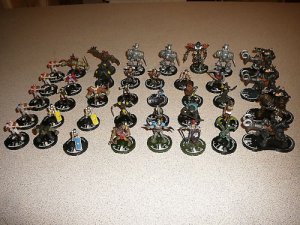 MAGE KNIGHT COLLECTION 39 FIGURES LARGE SMALL RARE?