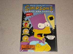 SIMPSONS COMICS & STORIES #1  SEALED POSTER COLLECTOR