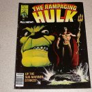 RAMPAGING HULK #5 MARVEL MAGAZINE COMIC SUB MARINER