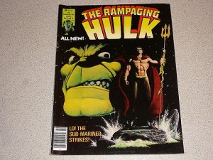 RAMPAGING HULK #5 MARVEL MAGAZINE COMIC SUB MARINER