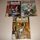 PUNISHER MARVEL MAGAZINE 1 2 3 COMIC SET COLLECTION