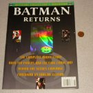 BATMAN RETURNS OFFICIAL COLLECTOR'S MAGAZINE HOLOGRAM