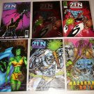 ZEN INTERGALACTIC NINJA COMICS COMPLETE SET 37 ISSUES