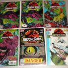 JURASSIC PARK COMICS 8 ISSUES TOPPS RAPTOR ANNUAL