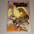 CADILLACS AND DINOSAURS COMIC TOPPS #1 FOIL 1994