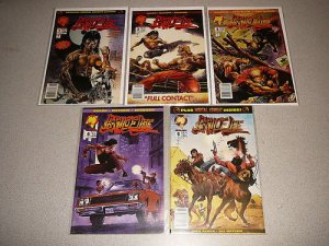 BRUCE LEE 1-5 MALIBU COMICS SET KARATE 1994