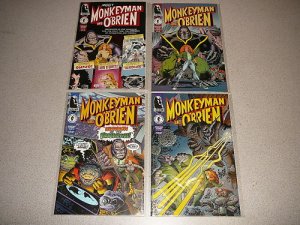 MEET MONKEYMAN & O'BRIEN 0-3 COMICS COMPLETE DARK HORSE