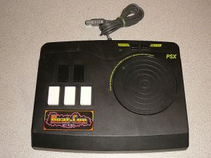 PLAYSTATION BEAT CON CONTROLLER PS1 MIXER TURNTABLE