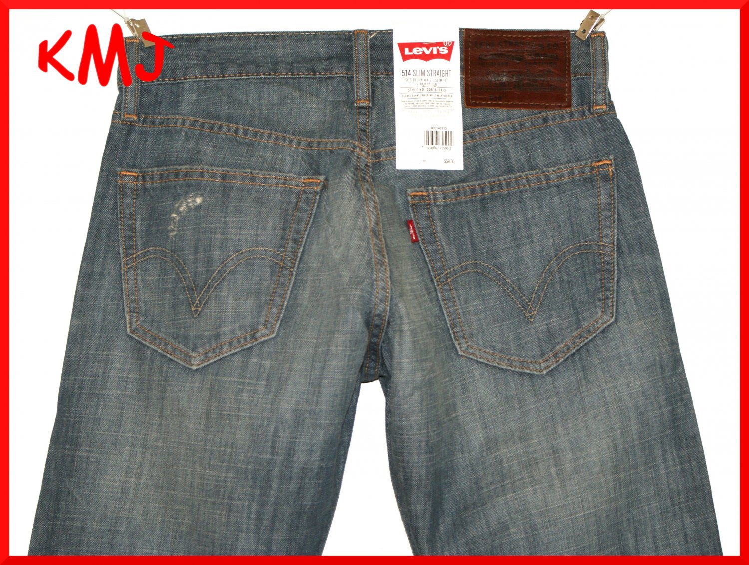 levis 514 blue