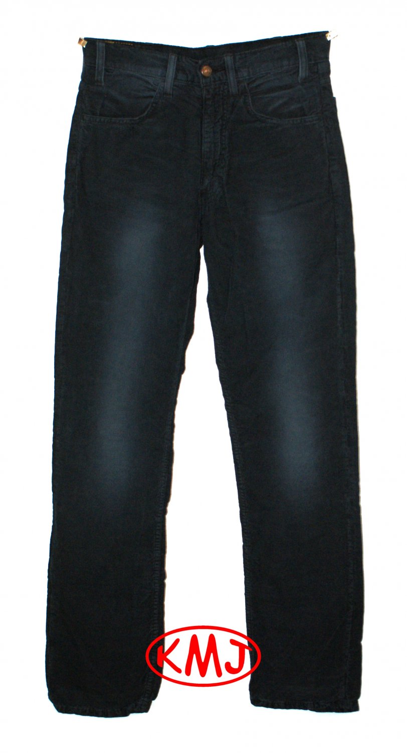 men's navy blue corduroy pants