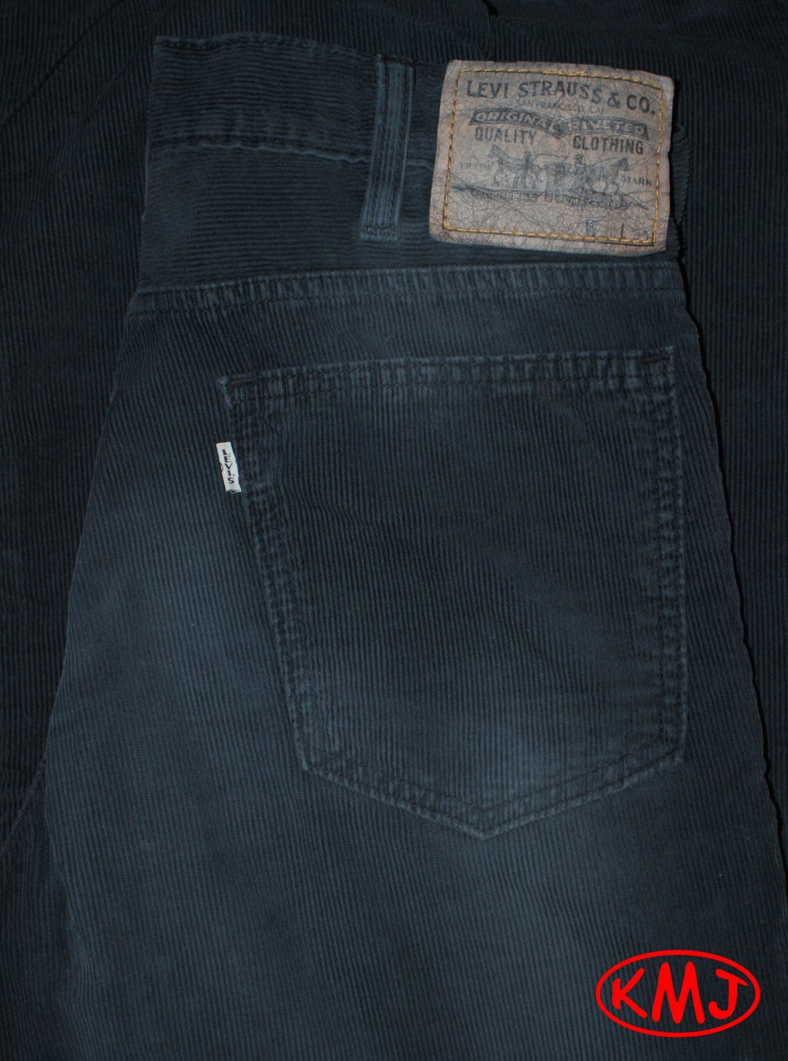 men's navy blue corduroy pants